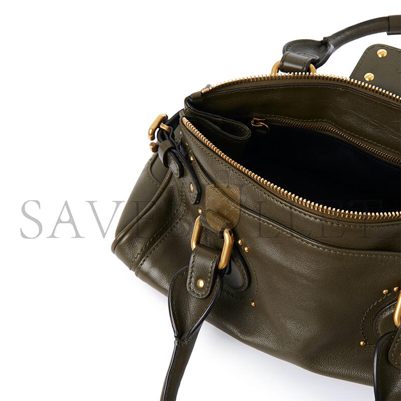 CHLOÉ PADDINGTON BAG IN GRAINED LEATHER CH25WS802P753E5 (36*18*18cm)